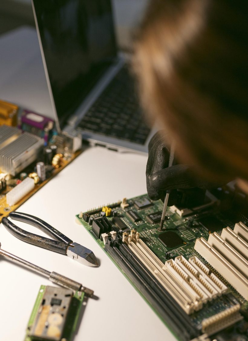 portrait-female-working
